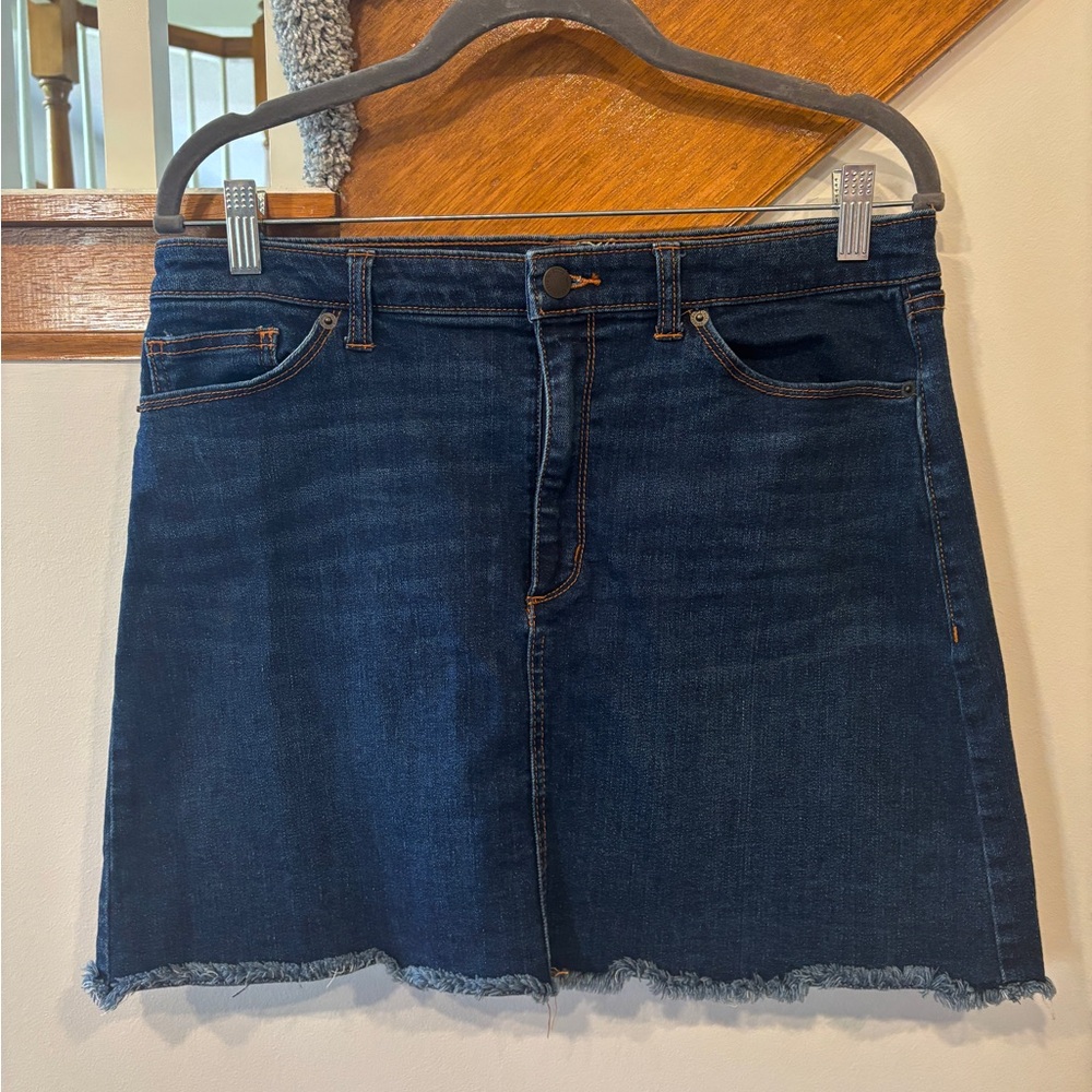Universal Thread Blue Denim Women's Skirt - Size 10